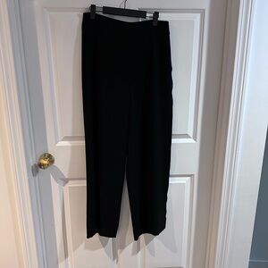 Worth New York Black Gypsy Pants with High Thigh Slit with Shorts underneath M